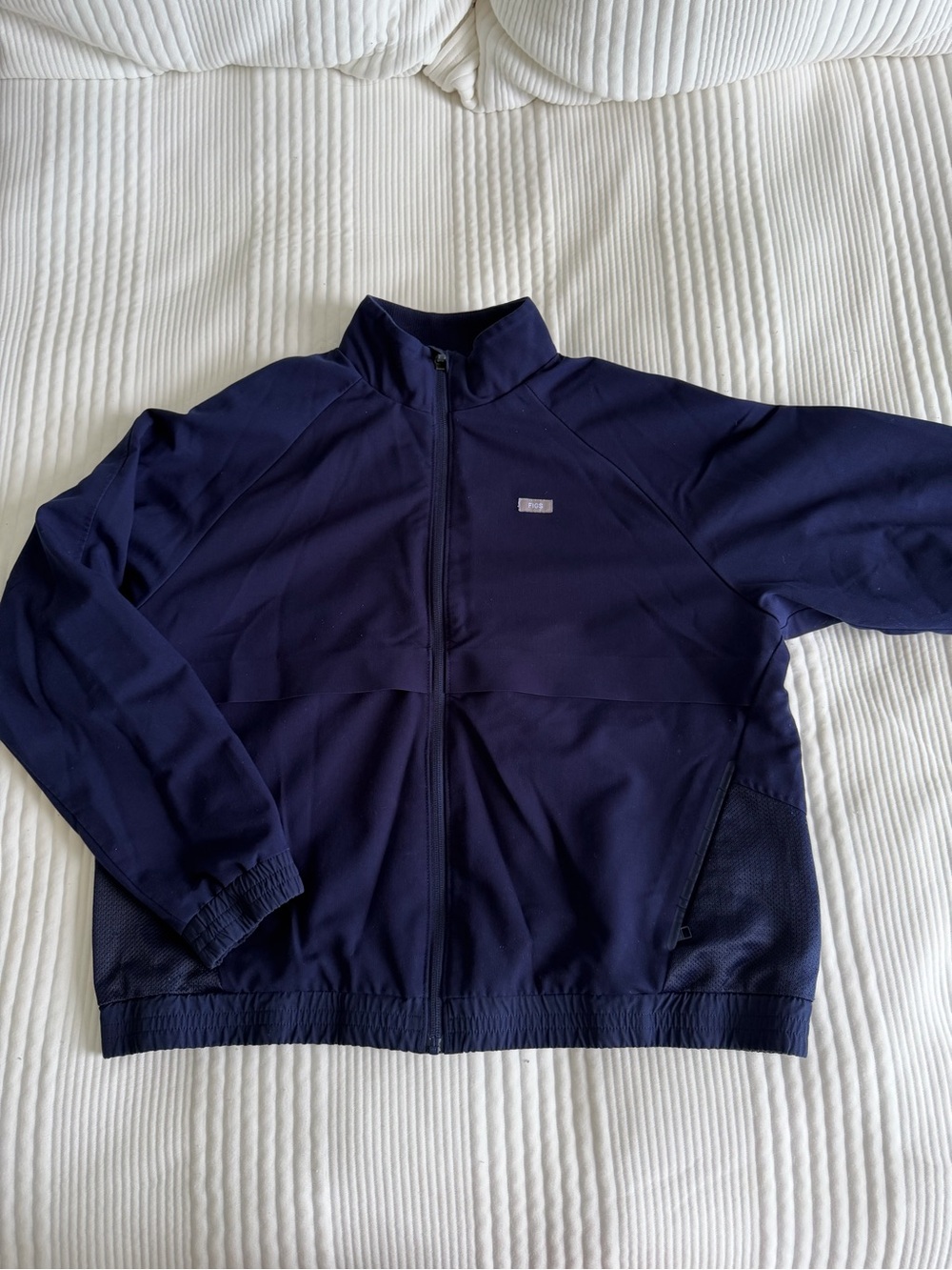 FIGS Navy Scrub Jacket
